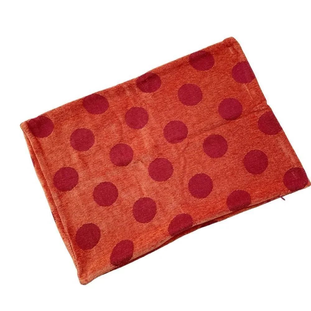 Calzeat of Scotland Throw Pillow Cover in Red and Orange
